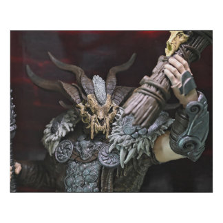 Toy Photography Druid Faux Canvas Print