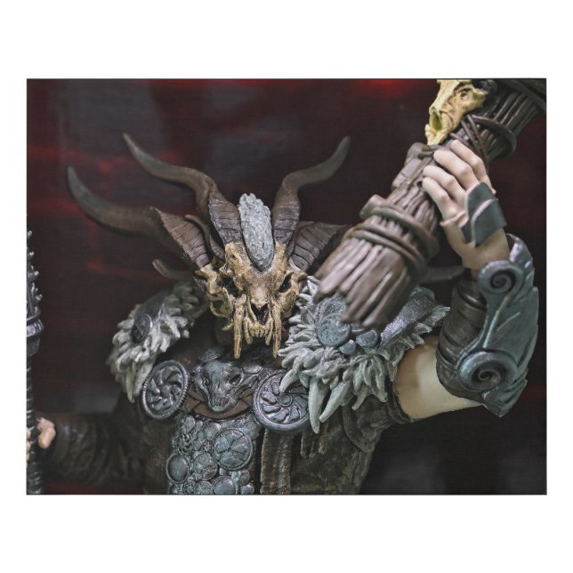 Toy Photography Druid Faux Canvas Print (Front)
