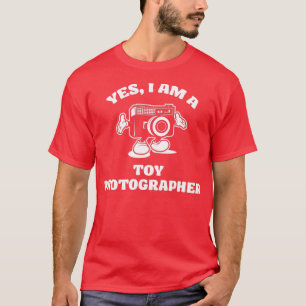 Toy Photography Miniature Photographer Camera Arti T-Shirt
