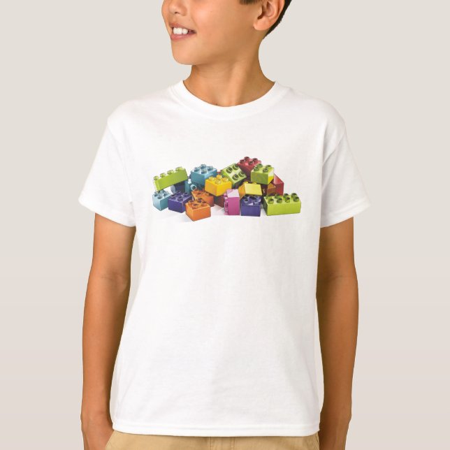 Toy Play Boy Girl Kids Building House Car Garden T-Shirt (Front)