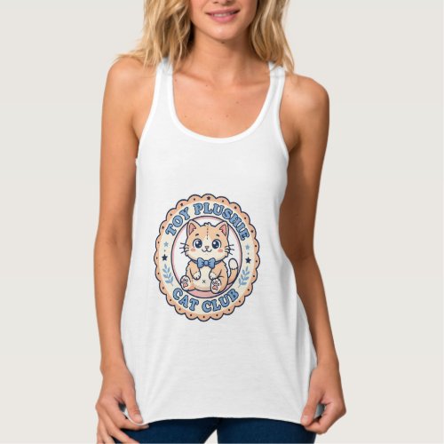 Toy Plushie Cat Cute Cat T-Shirt Design - Toy Plus Tank Top