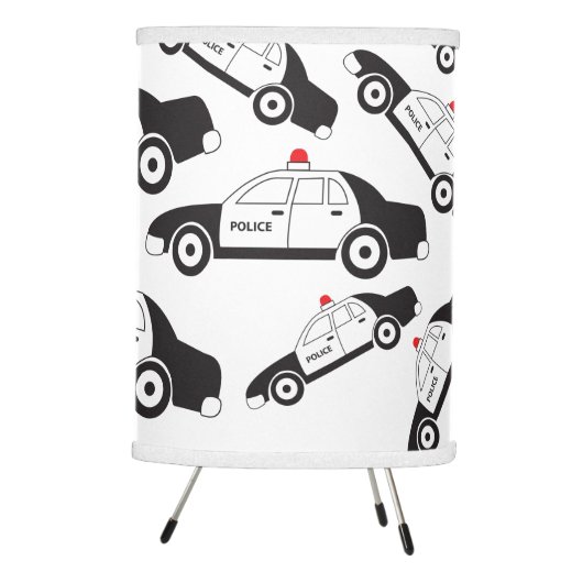 Toy Police Car Design Tripod Lamp (Right)