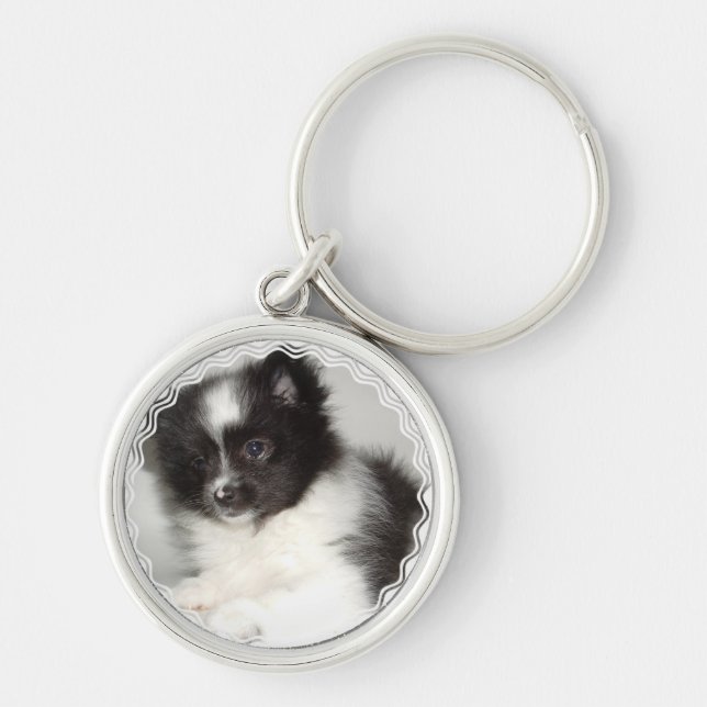 Toy Pomeranian Keychain (Front)