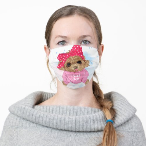 Toy Poodle Adult Cloth Face Mask