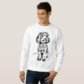 Toy Poodle Cute Dog Lover Gifts Womens Standard Po Sweatshirt (Front Full)