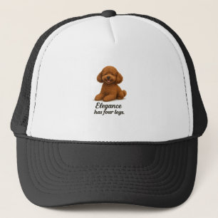 Toy Poodle � Elegance Has Four Legs Trucker Hat