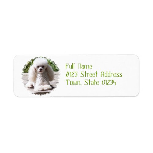 Toy Poodle Label