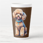 Toy Poodle Latte Mug