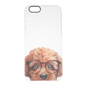 Toy poodle reddish brown iPhone case by miart