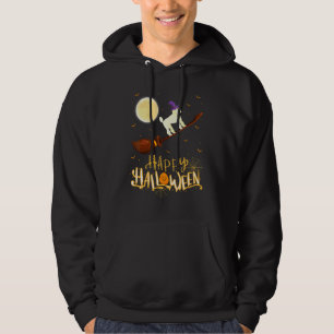 Toy Poodle Ride Witch Shotgun Toy Poodle Dog Hallo Hoodie