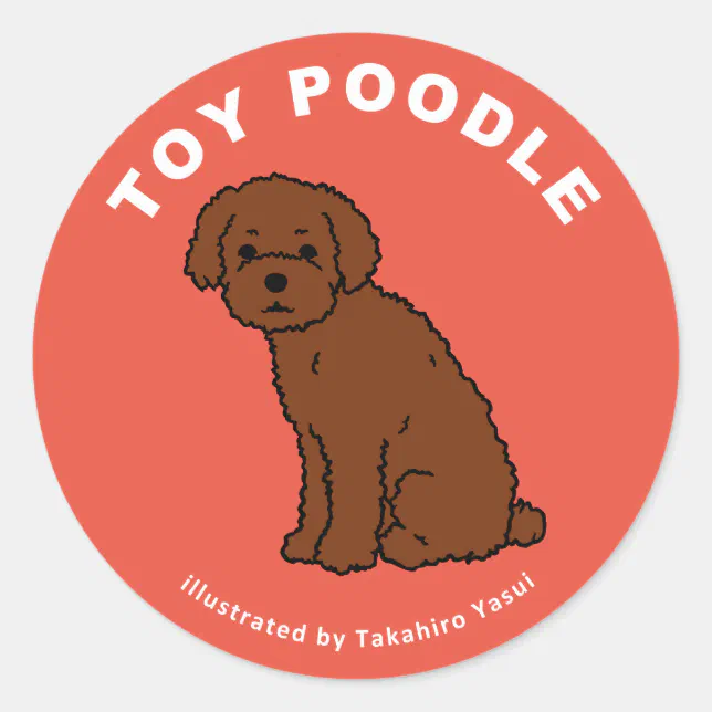 Toy Poodle Sticker Zazzle