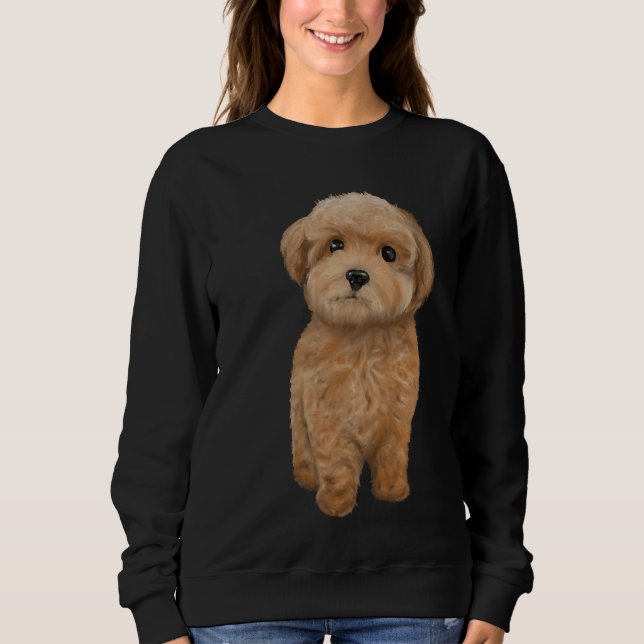 Toy poodle      sweatshirt (Front)