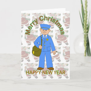 Toy Postman Christmas Card