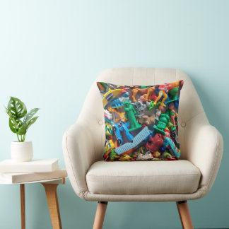 Toy Print cushion. Throw Pillow