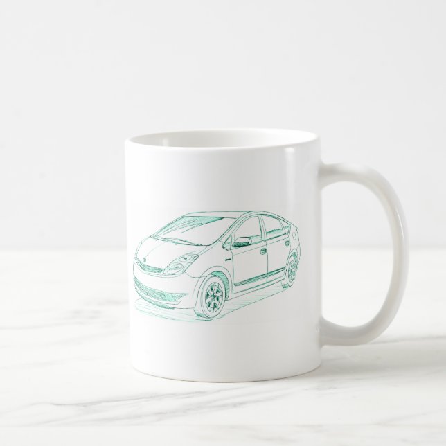 Toy Prius gen2 2004+ Coffee Mug (Right)