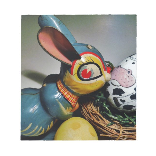 Toy Rabbit and  cow egg Notepad (Front)