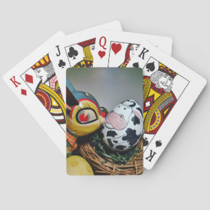 Toy Rabbit and cow egg Poker Cards