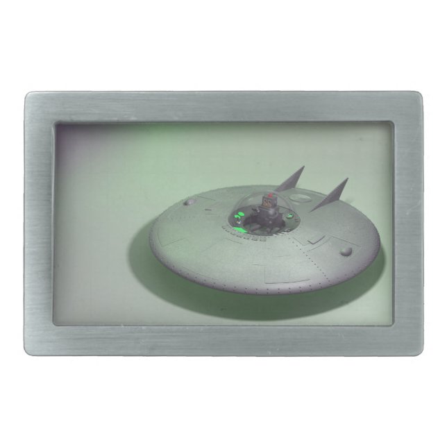 Toy Robo Saucer Belt Buckle (Front)