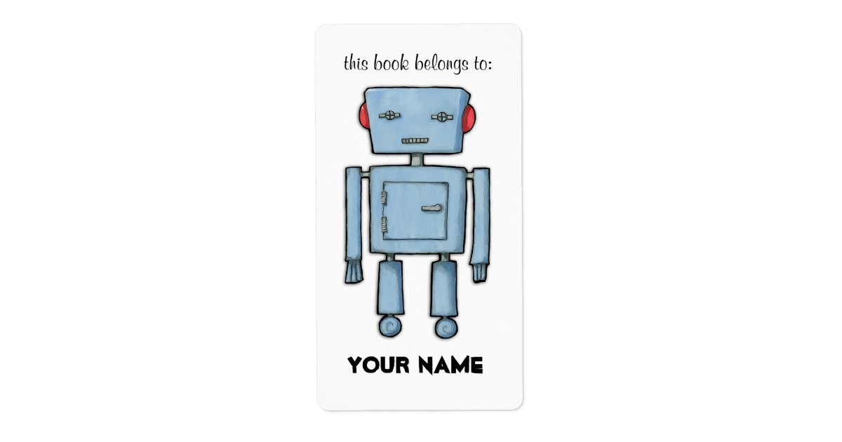 Toy Robots Vinyl Sticker, Zazzle