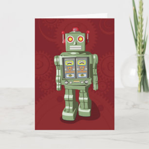 Toy Robot Holiday Card