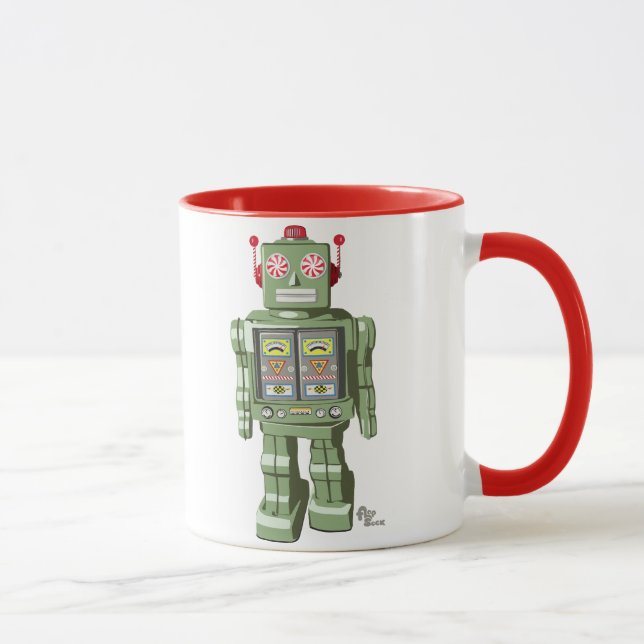 Toy Robot Minty Mug (Right)