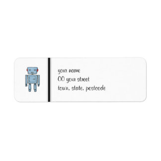Toy Robot Return Address Label