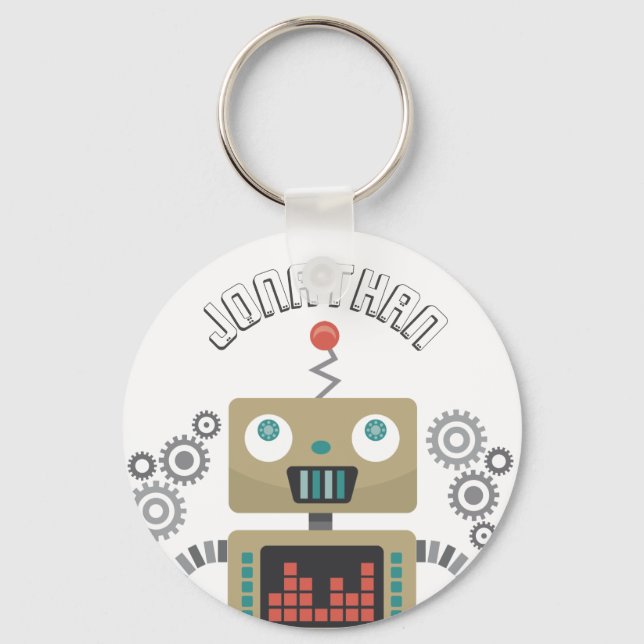 Toy Robots Keychain (Front)