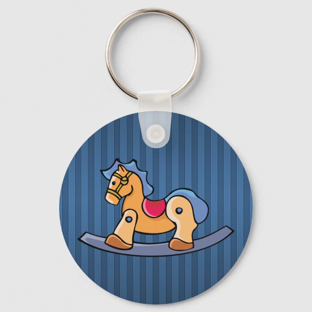 Toy Rocking Horse Keychain (Front)