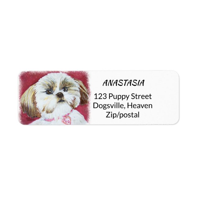 TOY SHIH TZU MIX LABEL (Front)