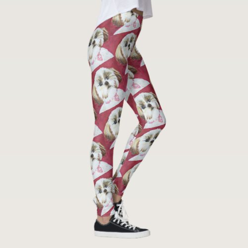 TOY SHIH TZU MIX LEGGINGS