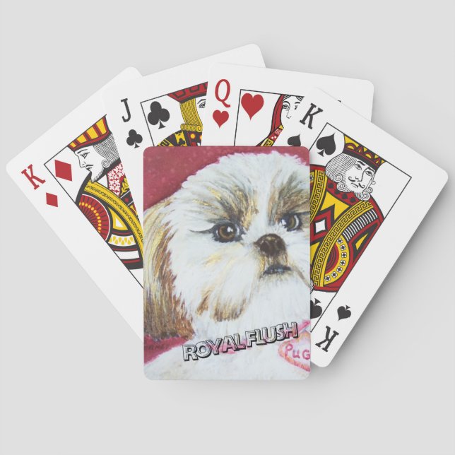 TOY SHIH TZU POKER CARDS (Back)