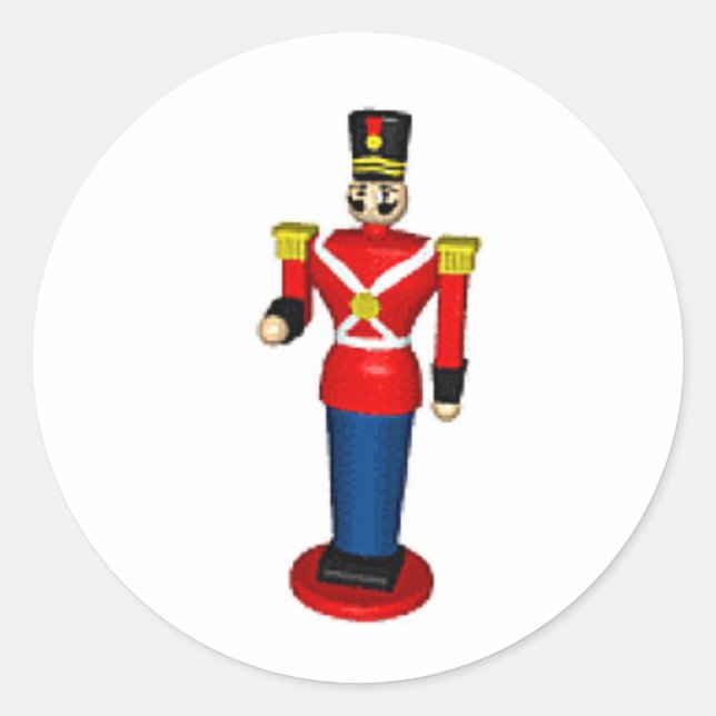Toy Soldier Classic Round Sticker (Front)