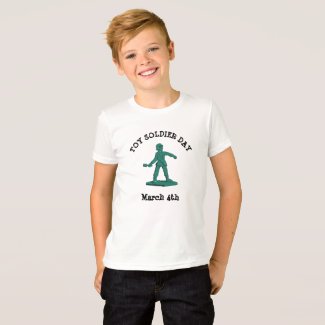 Toy Soldier Day Holidays March 4th Boy's Shirt