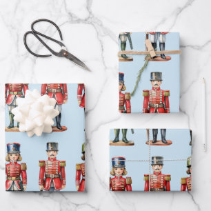 Toy Soldier pattern Wrapping Paper Sheets