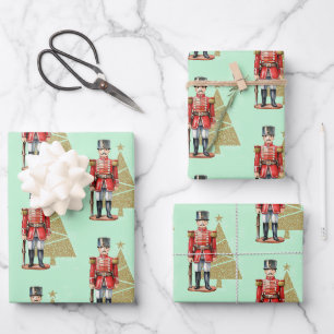 Toy Soldier pattern Wrapping Paper Sheets