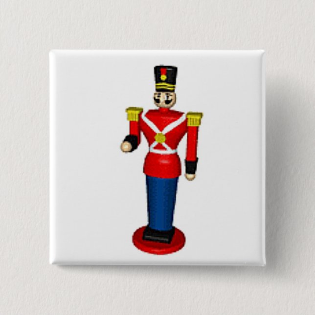 Toy Soldier Pinback Button (Front)