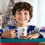 Toy Soldier Stars Child Name Love Santa Coffee Mug<br><div class="desc">Toy Soldier Stars Child Name Love Santa. Personalize the text to your requirements.</div>