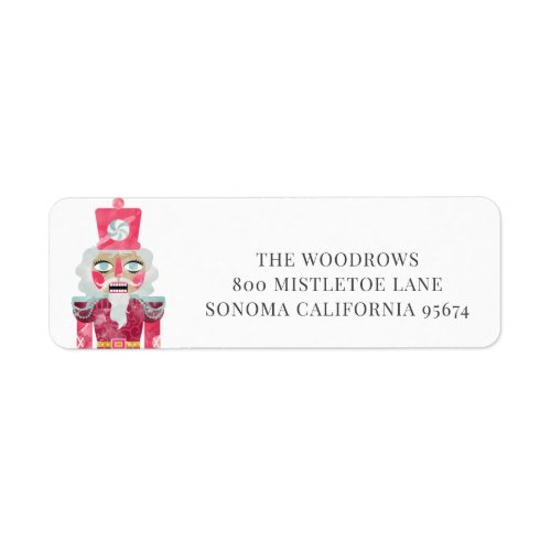 Toy soldier Watercolor Return Address Label