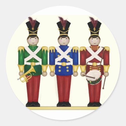 Toy Soldiers Christmas  Stickers