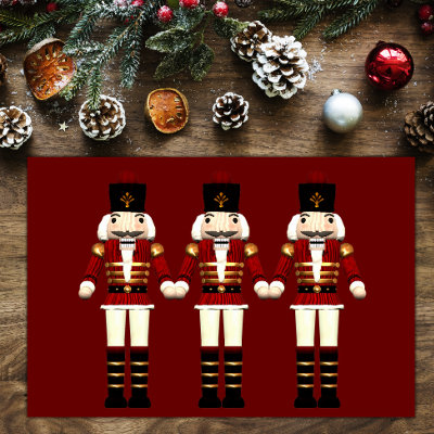 Toy Soldiers Nutcracker Christmas Red