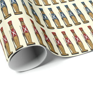 Toy Soldiers On Parade Wrapping Paper