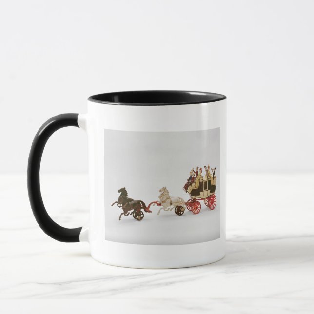 Toy stagecoach mug (Left)