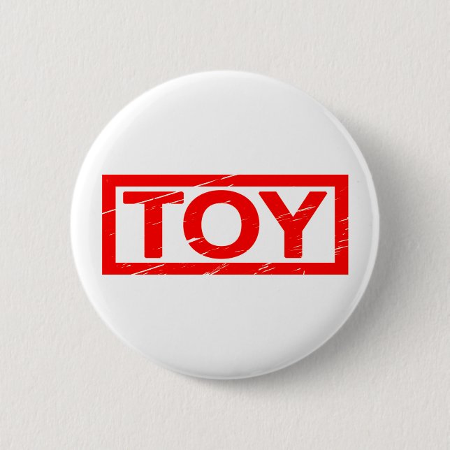 Toy Stamp Pinback Button (Front)