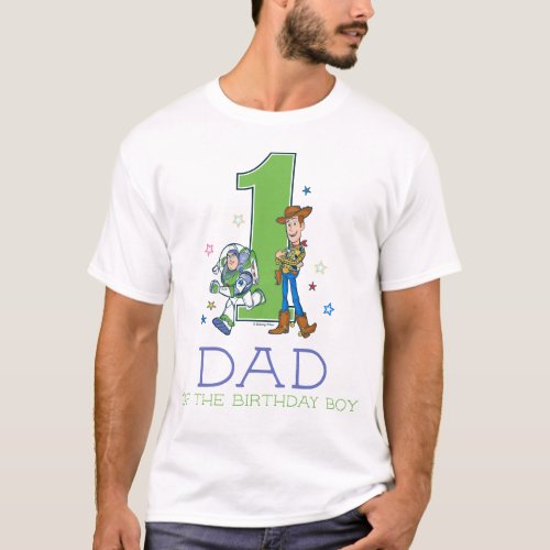 Toy Story 1st Birthday Dad T_Shirt