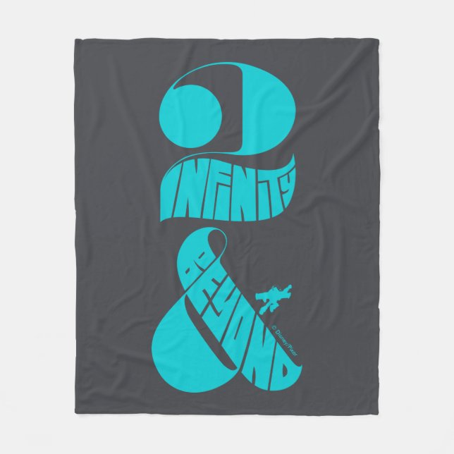 Toy Story | 2 Infinity & Beyond Logo Fleece Blanket (Front)