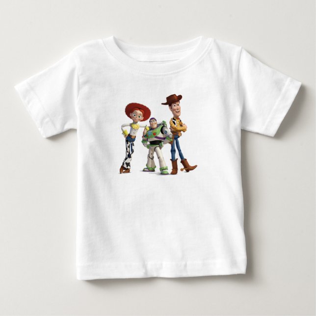 Toy Story 3 - Buzz Woody Jesse Baby T-Shirt (Front)