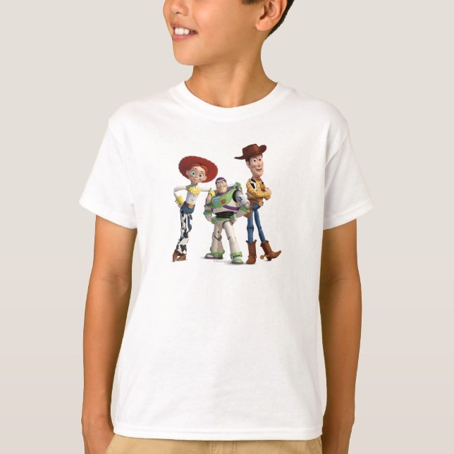 Toy Story 3 - Buzz Woody Jesse T-Shirt (Front)