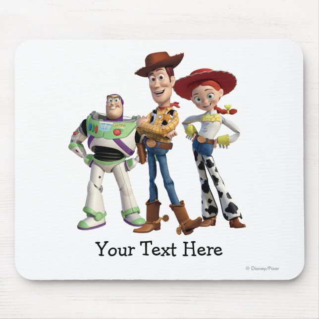 Toy Story 3 - Buzz Woody Jessie 2 Mouse Pad (Front)