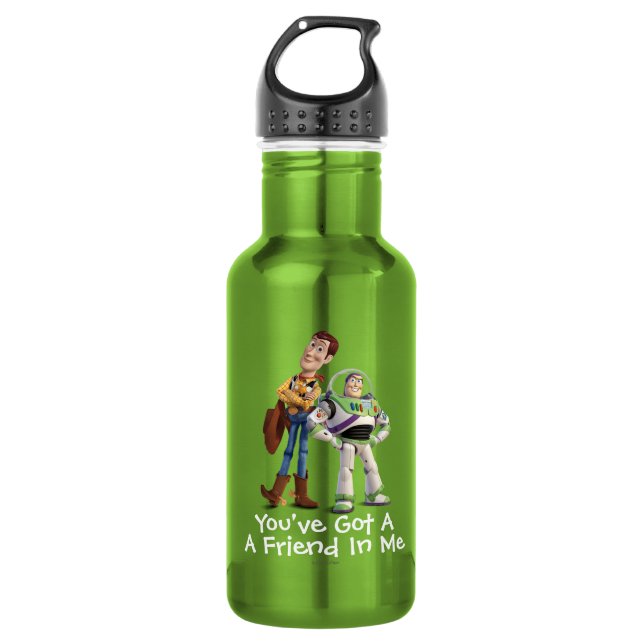 Toy Story 3 - Buzz & Woody Stainless Steel Water Bottle (Front)
