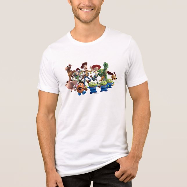 Toy Story 3 Squad Tri-Blend Shirt (Front)